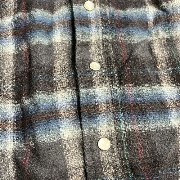 Pendleton Vintage Pendleton Wool Flannel Pearl snap L - Picture 5 of 9